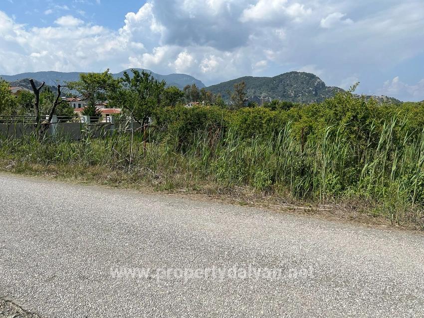 5.100 M² Großes Grundstück In Dalyan, Gebiet Maraş, Zu Verkaufen, Ausgewiesen Für 5% Wohnnutzung.