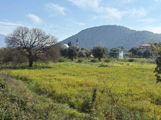 2.023 M² Großes Grundstück In Çandır Village, Köyceğiz, Zu Verkaufen, Mit Miteigentum Und Freiwilliger Aufteilung.