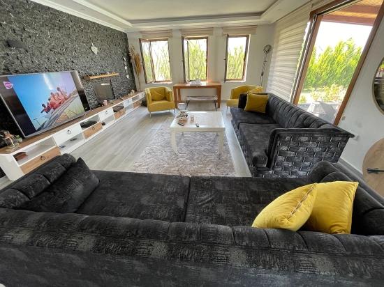 Luxuriöse 4+1-zimmer-villa Auf Einem 7000 M² Großen Grundstück Mit Blick Auf Den Strand Von Dalyan Iztuzu Zu Verkaufen