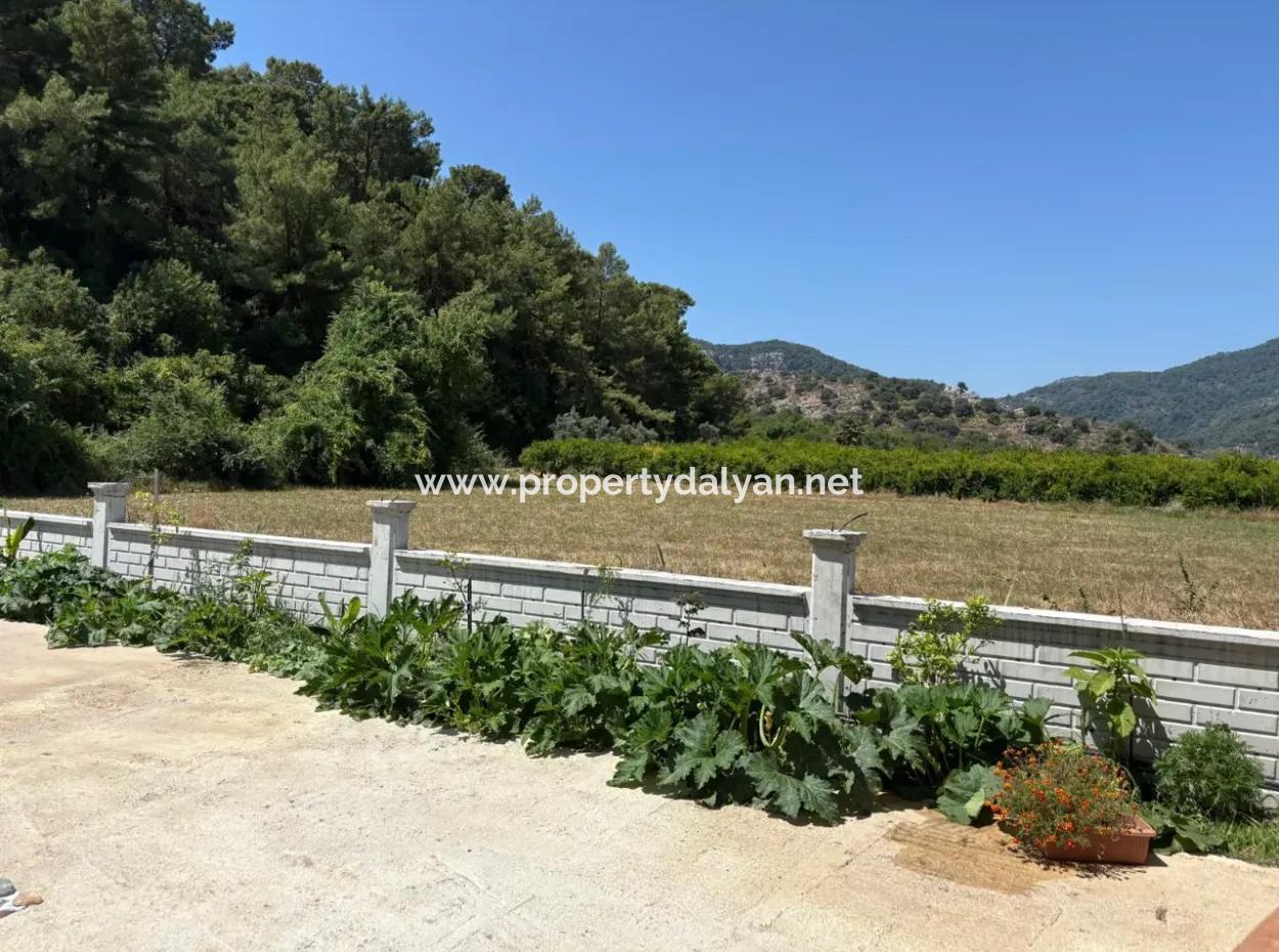 120M2 Freistehendes Holzhaus Auf Einem 2500M2 Großen Feld In Dalyan Karadağ