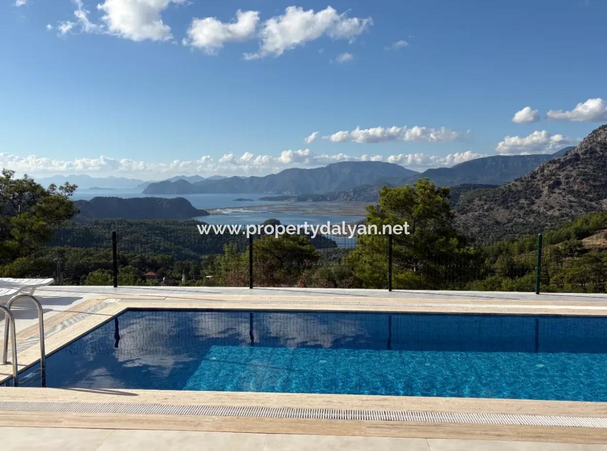 2 1 Mietvillen Mit Vollständigem Meerblick In Gökbelde