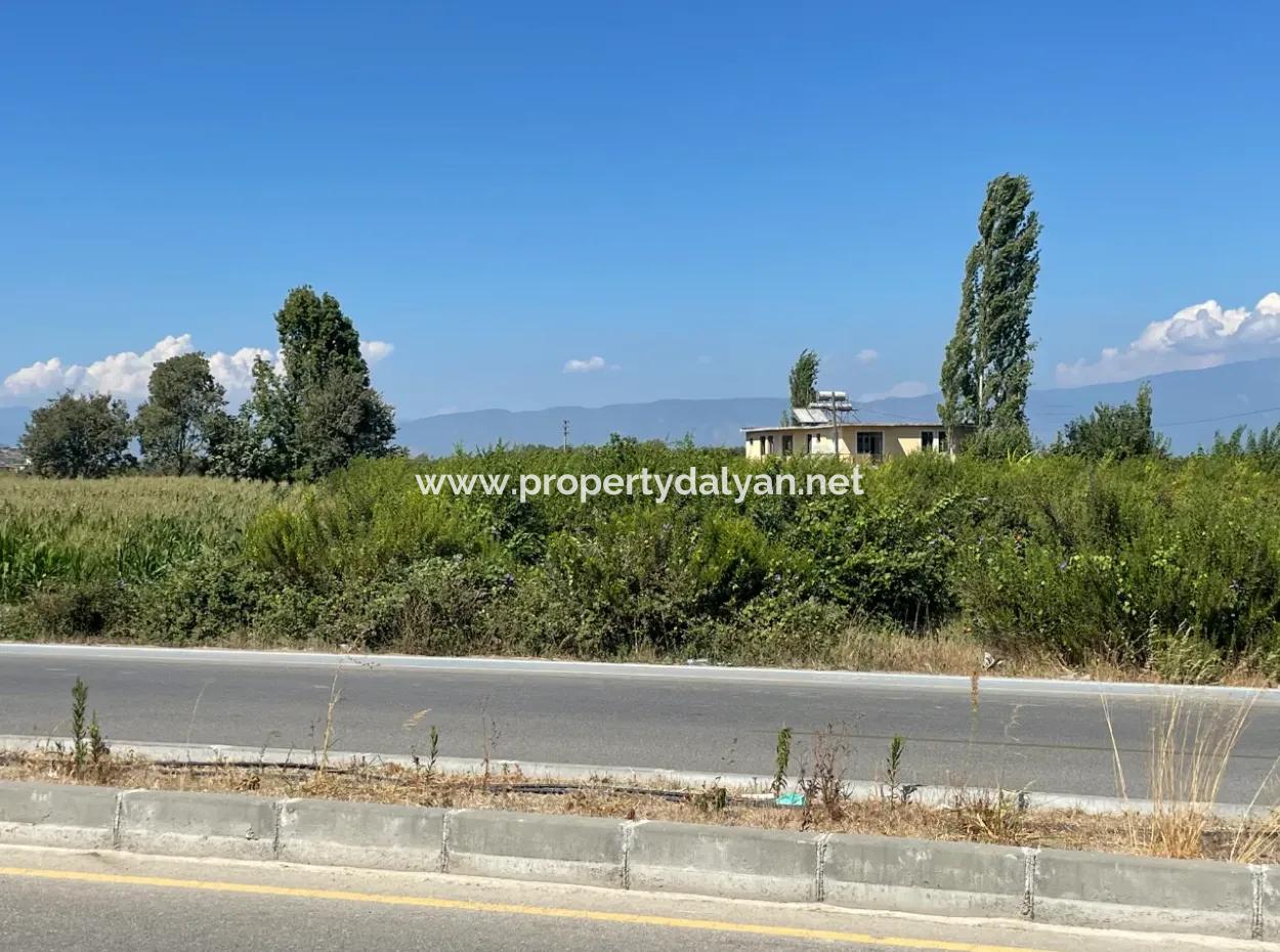 Dalyan Hauptstraße Null Grundstück Zum Verkauf 8115M2 Gewerbegrundstück Zum Verkauf