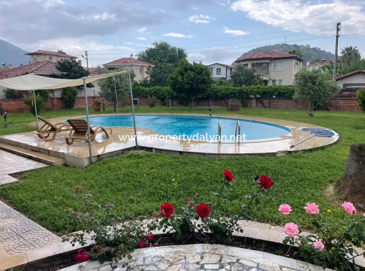 4 1 Villa Zum Verkauf In Dalyan Für 1000M2 Land