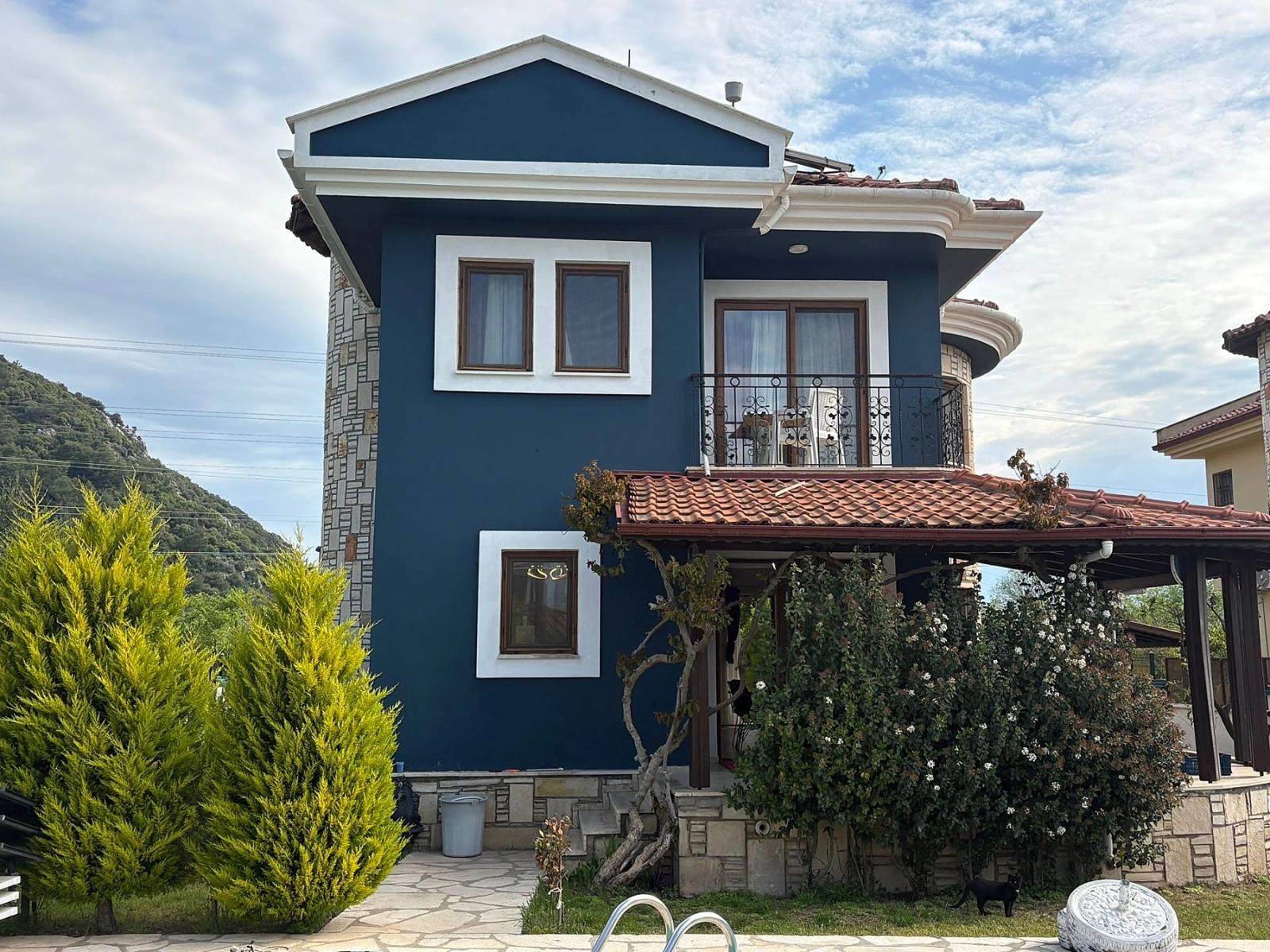 3+1 Villa For Sale On A 566m2 Plot In Dalyan Gülpınar