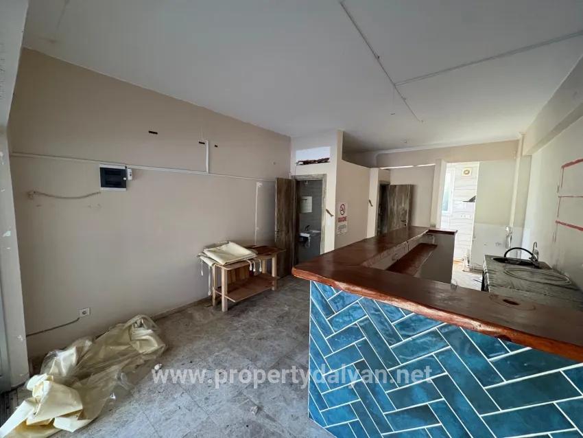 In the centre of Dalyan, 45m2 shop for sale