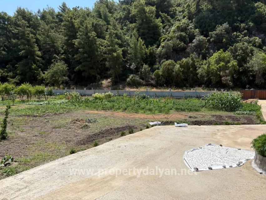 120m2 Detached Wooden House On A 2500m2 Field In Dalyan Karadağ Area