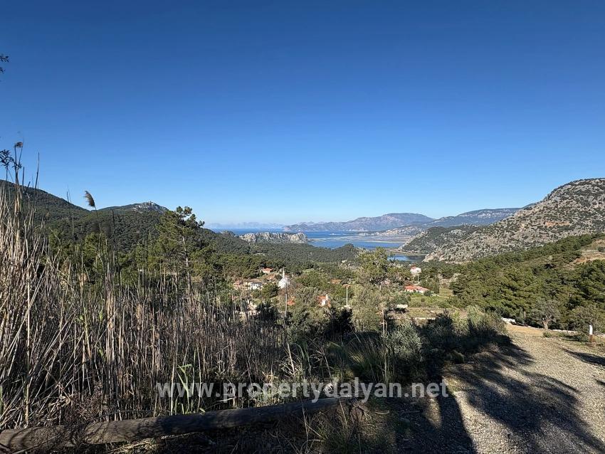 1000m2 Land For Sale With Sea View In Gökbel Village Residential Area