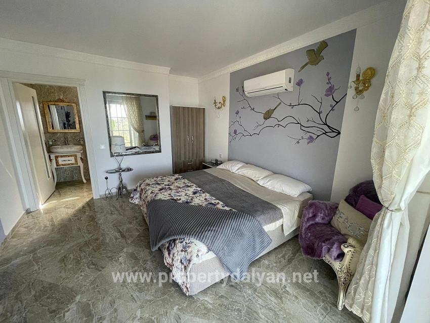 Vip Villa For Sale In Gökbel, On A 5000m2 Plot With Full Sea View.
