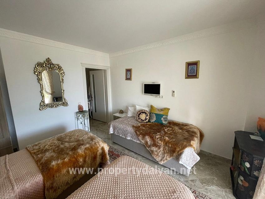 Vip Villa For Sale In Gökbel, On A 5000m2 Plot With Full Sea View.