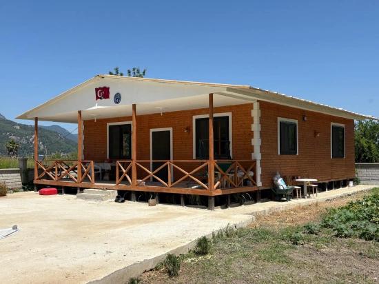 120m2 Detached Wooden House On A 2500m2 Field In Dalyan Karadağ Area