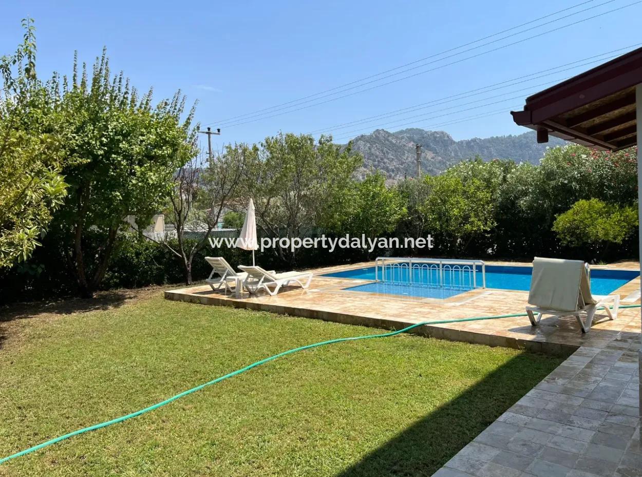 3 1 Villa For Sale In A Plot Of 600M2 In Dalyan