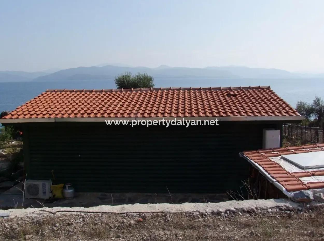 Beachfront Bungalow For Sale In Akbuk By The Sea In A Plot Of 800M2 Villa For Sale Turnalı