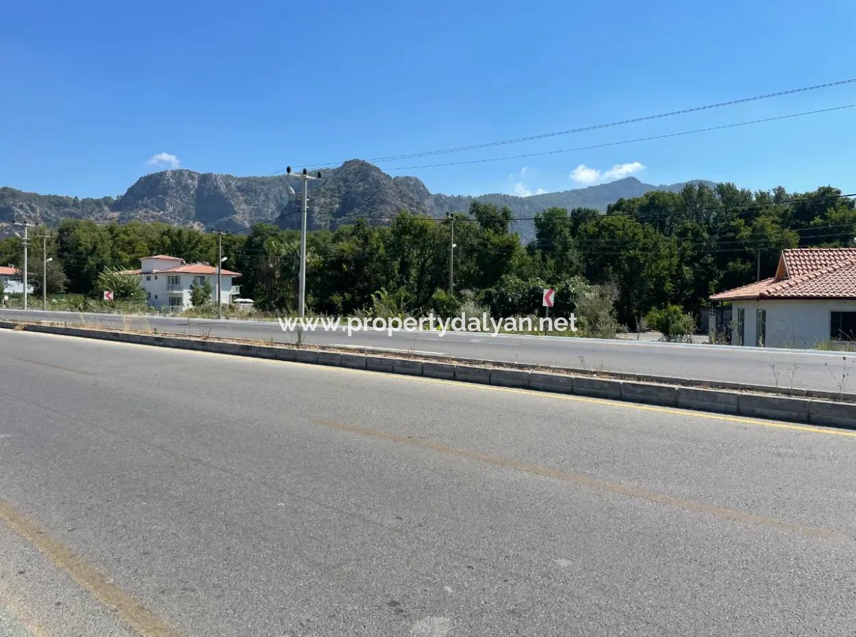 Dalyan Main Road Zero Land For Sale 8115M2 Commercial Land For Sale