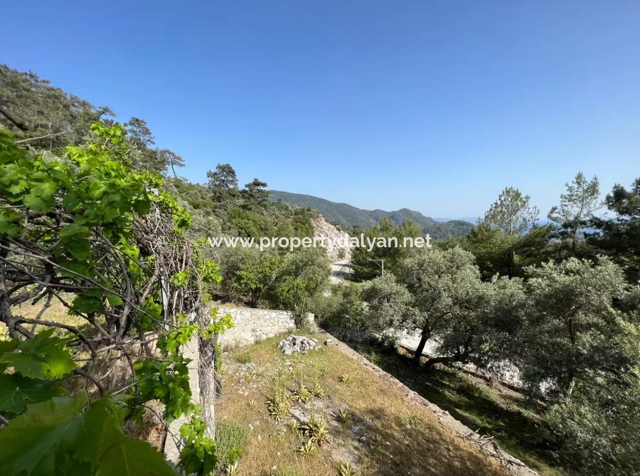 Detached House For Sale With Ekincik Sea View