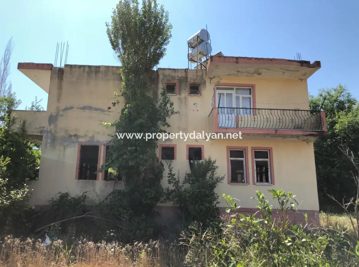 2 Storey House Villa For Sale In 727M2 Land In Seydikemer