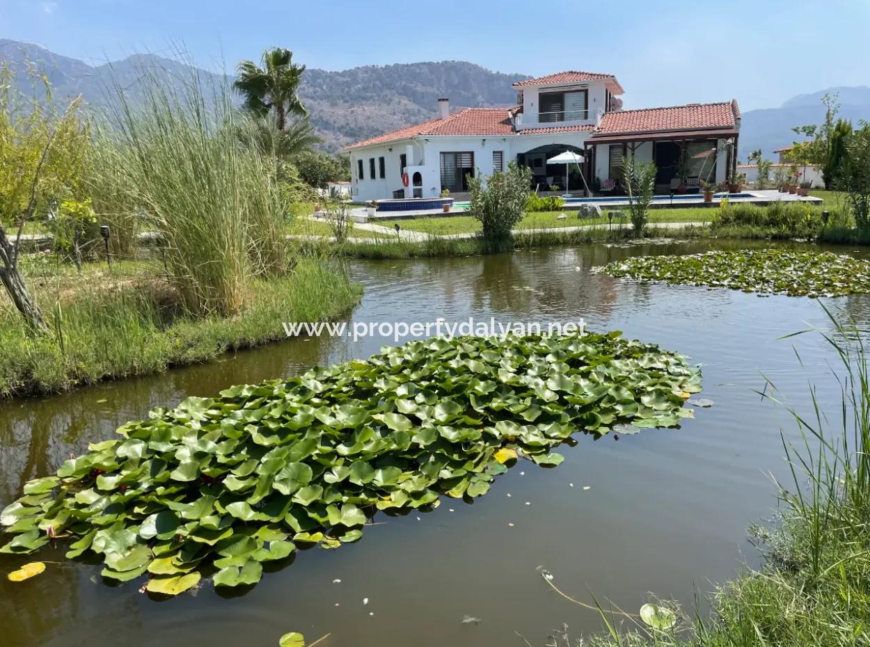 Dalyan 4 1 Luxury Villa For Sale In 7000M2 Land
