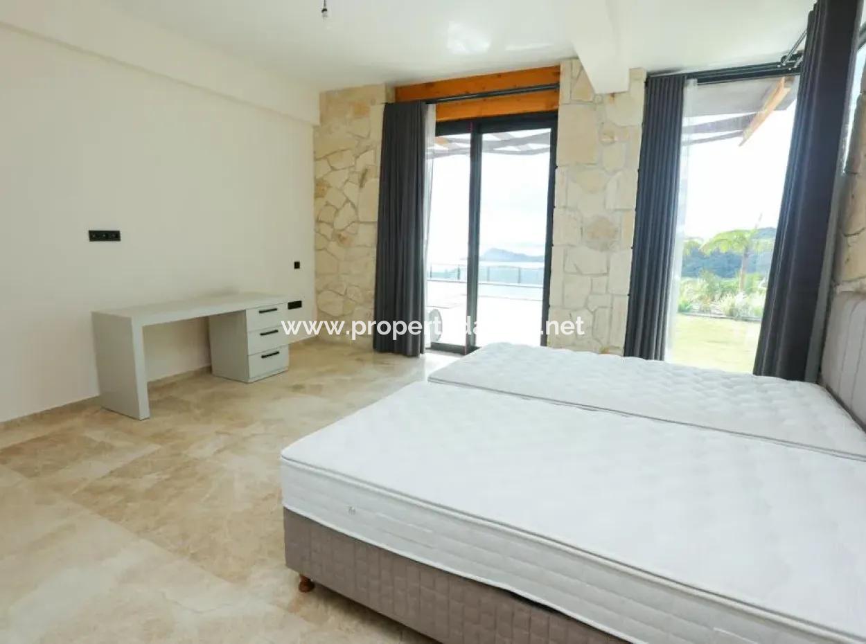 Stone Villa For Sale With Sea View In Sarigerme