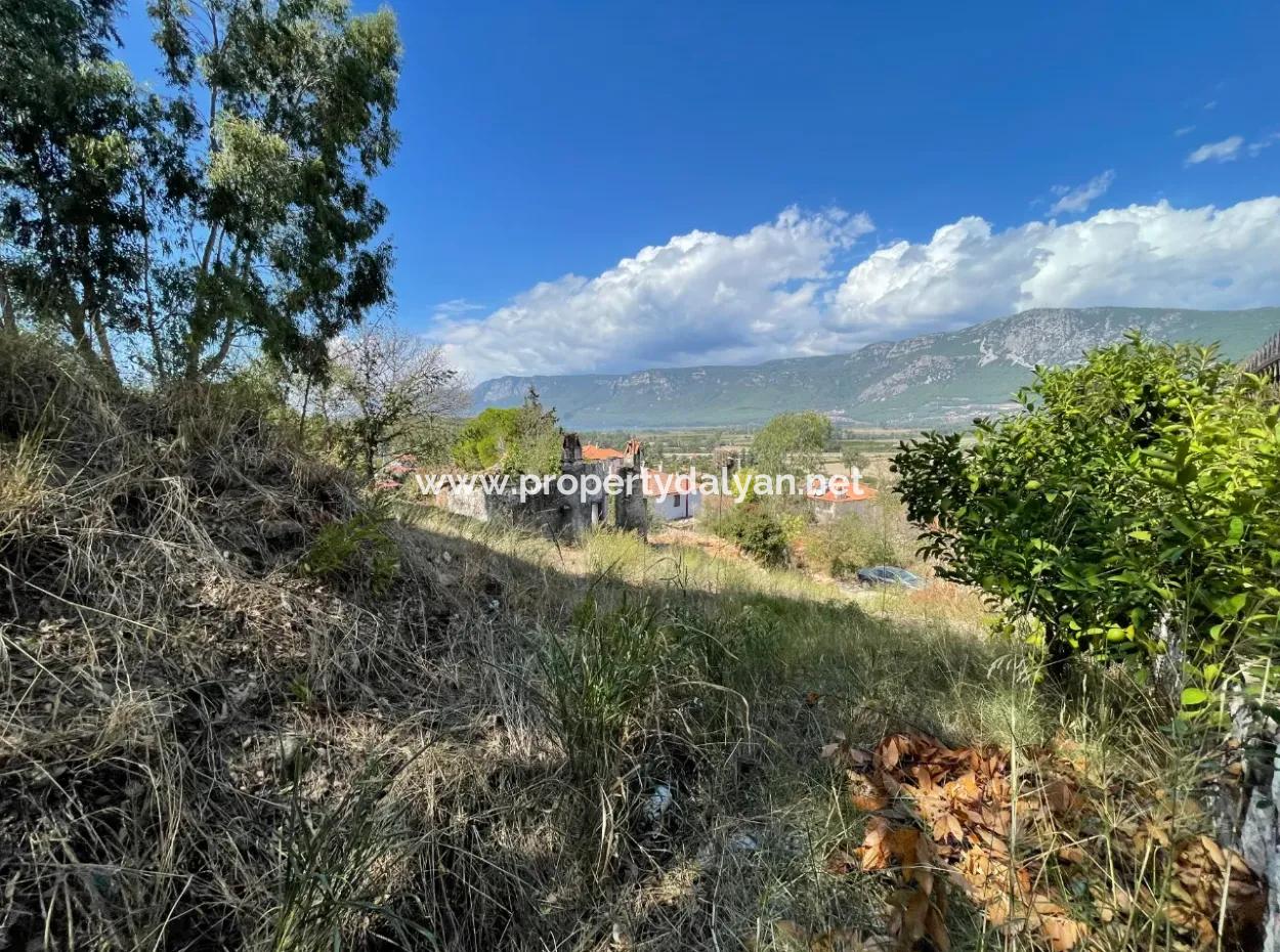 Land For Sale In Akçapnar With Sea View 500M2 Zoning