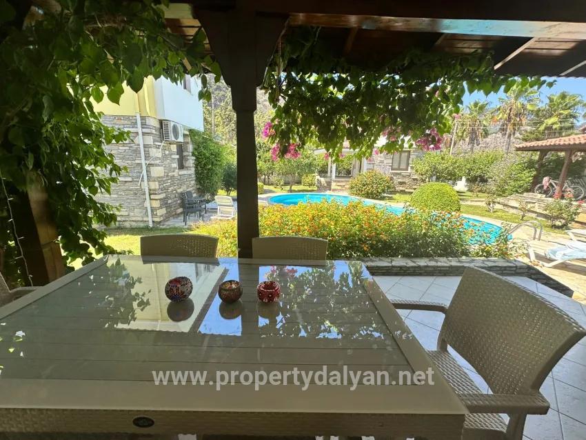Dalyan Gülpınar'da Site İçerisinde 2+1 Satılık Villa