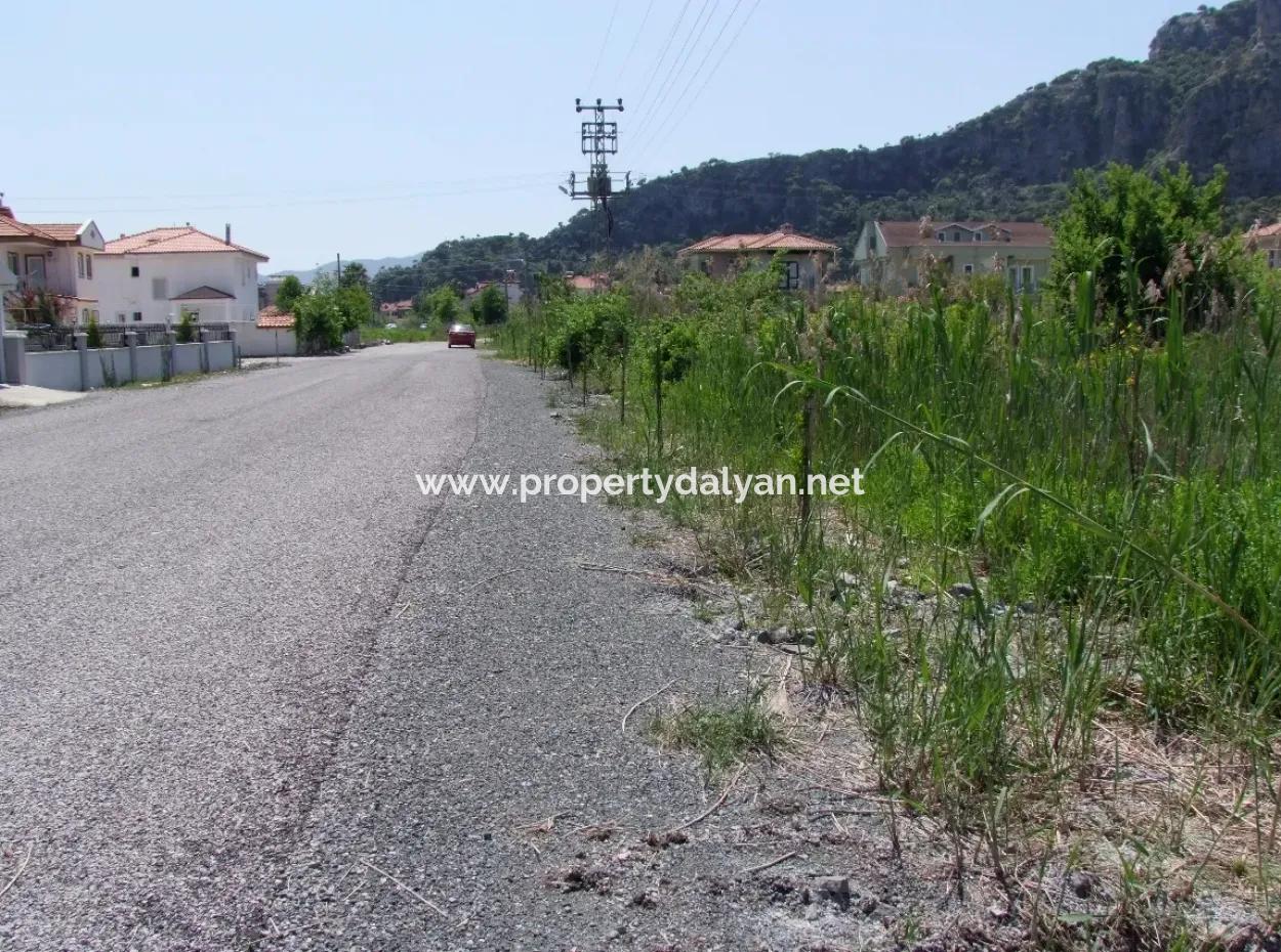 Dalyan Satılık Arsa Dalyan Gülpınarda 840M2 %15+30 İmar Satılık Arsa