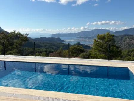 Gökbelde Full Deniz Manzaralı 2+1 Kiralık Villa